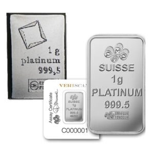 1 Gram Platinum Bar For Sale