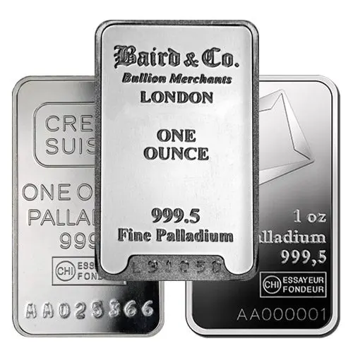 1 oz Baird Mint Palladium Bar For Sale