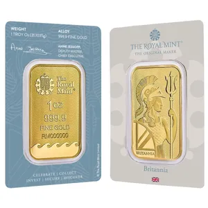 1 oz British Gold Britannia Bar For Sa
