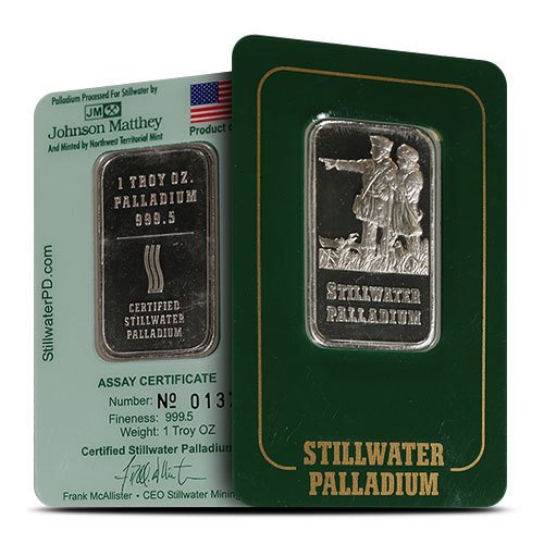 1 oz Johnson Matthey Stillwater Pallad