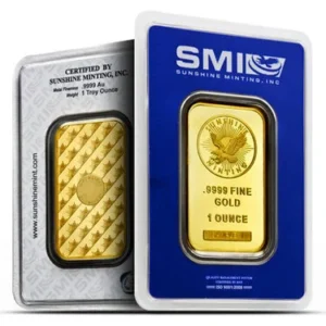 1 oz Sunshine Gold Bar For Sale