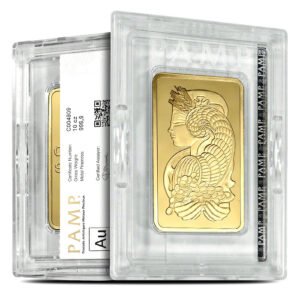 10 oz PAMP Suisse Fortuna Veriscan Gold Bar