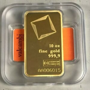 10 oz Valcambi Gold Bar For Sale
