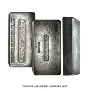 100 oz Engelhard Hand Poured Silver Ba