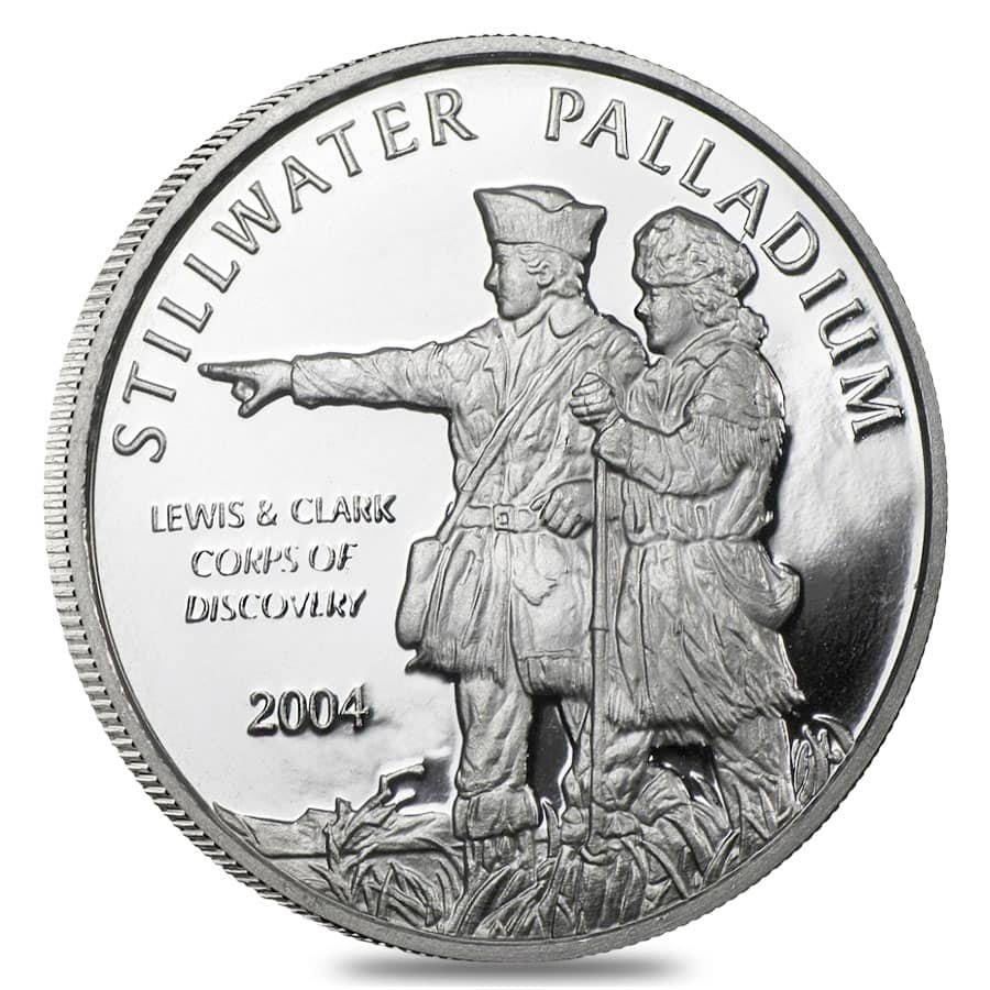 2 oz Palladium Round For Sale