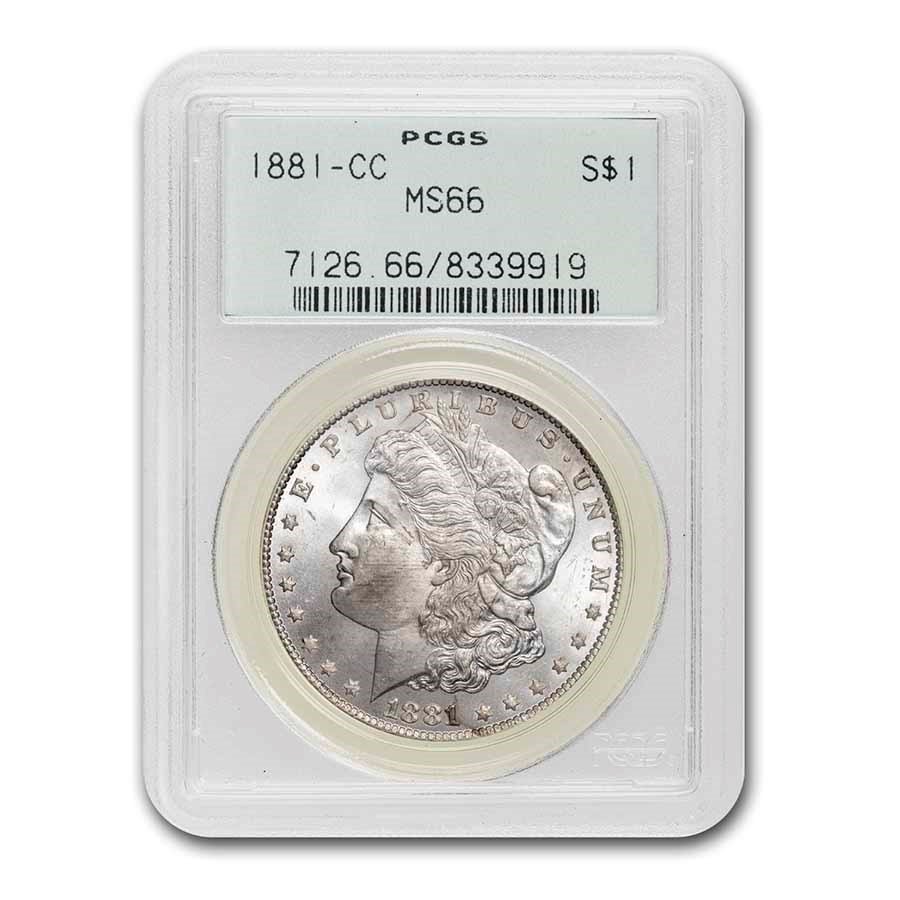 1881-CC Morgan Silver Dollar Coin PCGS
