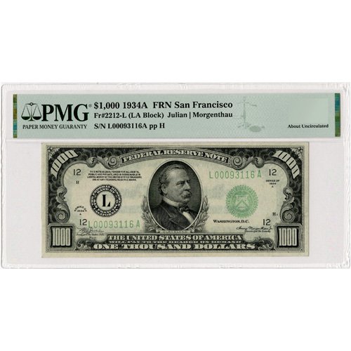 1934 $1000 Federal Reserve Note