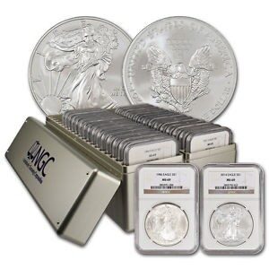 1986-2016 American Silver Eagle 31-Coin Set NGC MS69