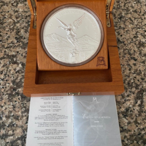 2010 1 Kilo Reverse Proof Mexican Silv