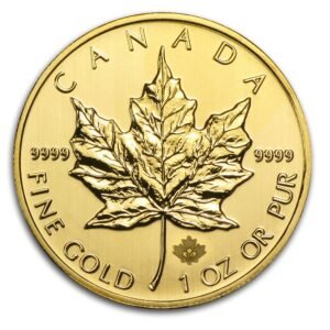 2014 1 oz Canadian Gold Maple Leaf Coi