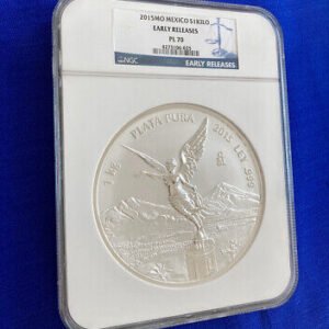2015 1 Kilo Reverse Proof Mexican Silv