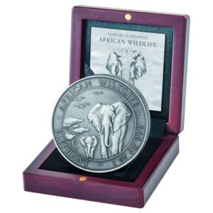 2015 1 Kilo Somalia Silver Elephant Co