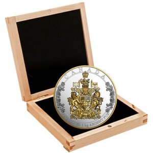 2016 1 Kilo Proof Canadian Silver Arms