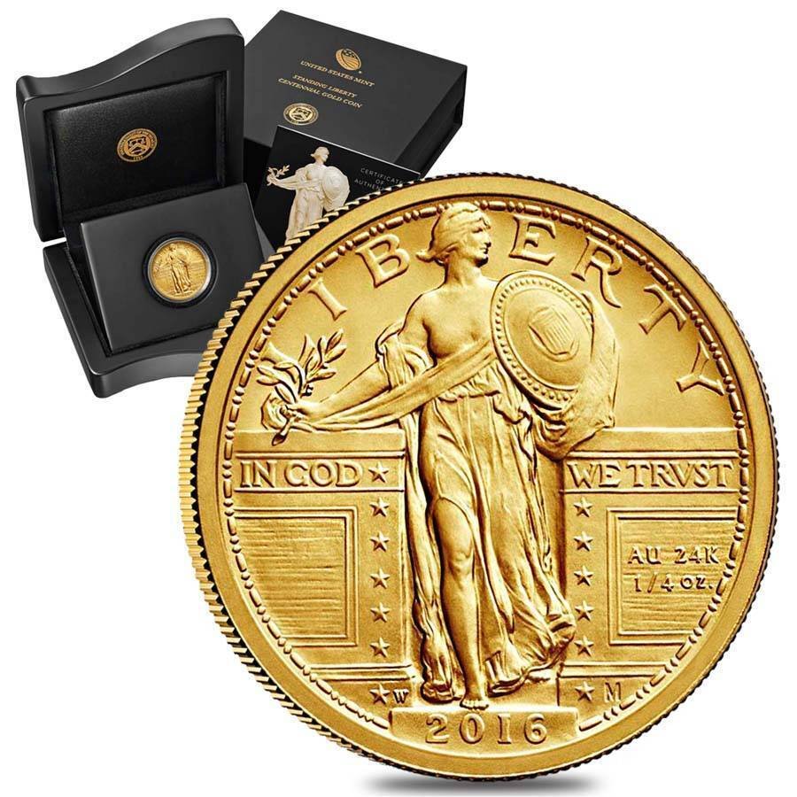 1/4 oz American Gold Standing Liberty