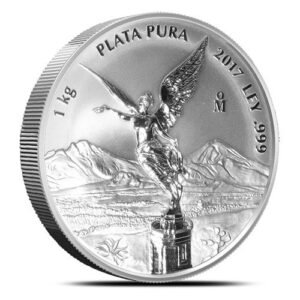 2017 1 Kilo Reverse Proof Mexican Silv