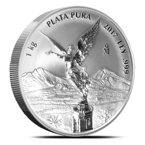 2017 1 Kilo Reverse Proof Mexican Silv