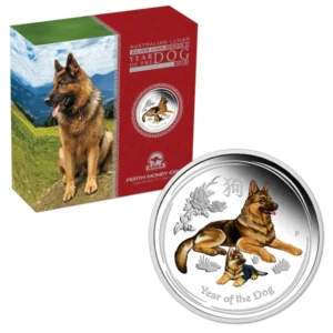 1 Kilo Proof Australian Silver Lunar D