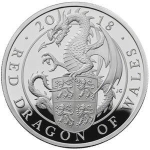 2018 1 Kilo Proof British Silver Queen