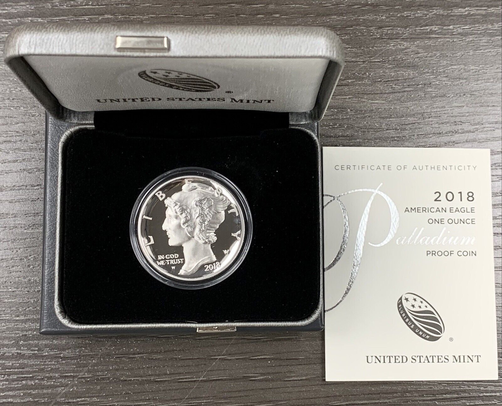 1 oz Proof American Palladium Eagle Co