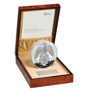 British Silver Queens Beast Falcon Coi