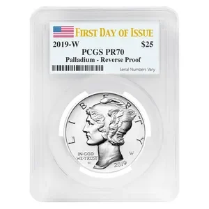 019-W 1 oz American Palladium Eagle R
