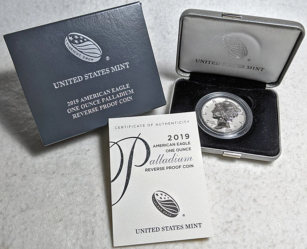 2019-W 1 oz American Palladium Eagle R