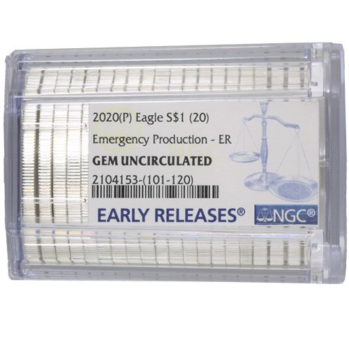 2020 (P) American Silver Eagle NGC Gem