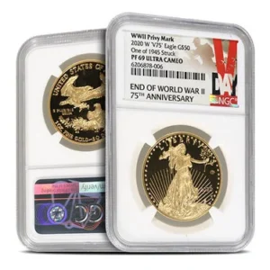 1 oz V75 Privy Proof American Gold Eag