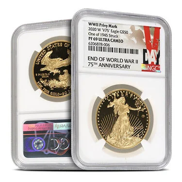 1 oz V75 Privy Proof American Gold Eag