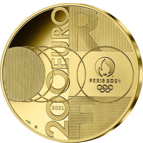 2021 1 oz Proof French Tokyo to Paris Handover Gold Coin (2)