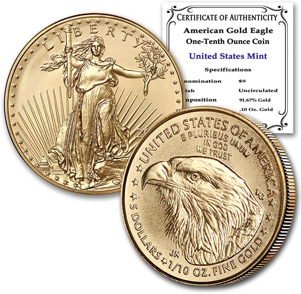 2021 1/10 oz American Gold Eagle Coin