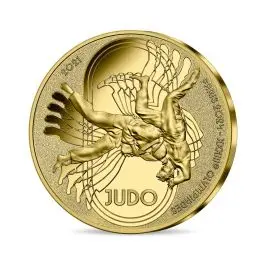 1/4 oz Proof French Olympic Judo Gold