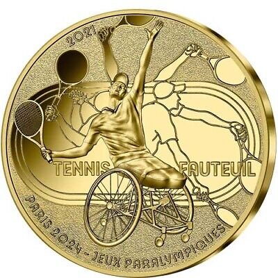 1/4 oz Proof French Olympic Wheelchair