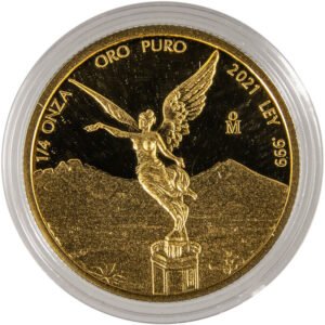 1/4 oz Proof Mexican Gold Libertad Coi