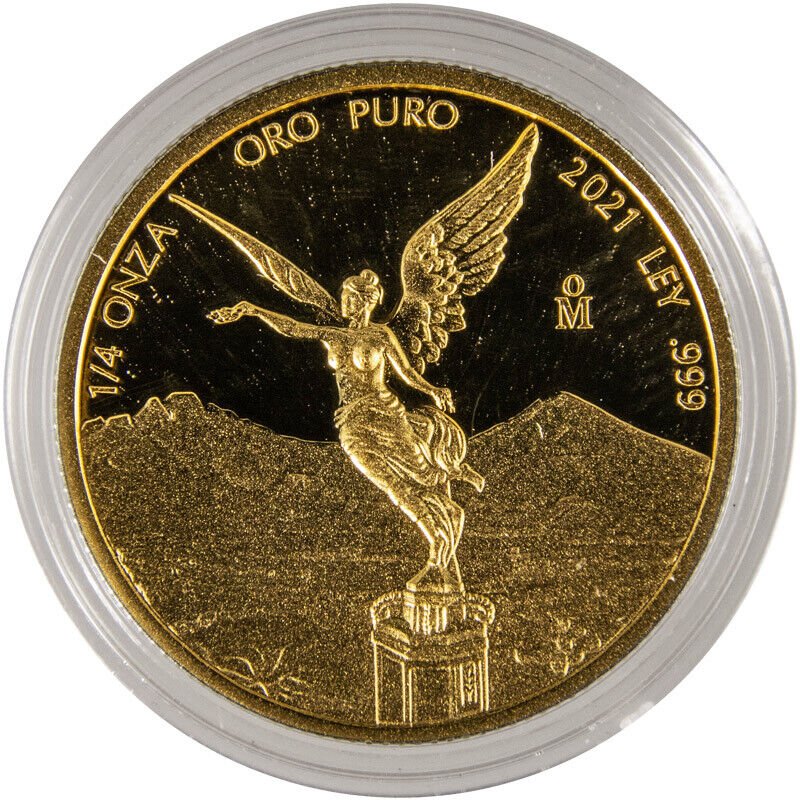 1/4 oz Proof Mexican Gold Libertad Coi