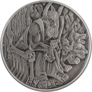 5 oz Antique Tuvalu Gods of Olympus