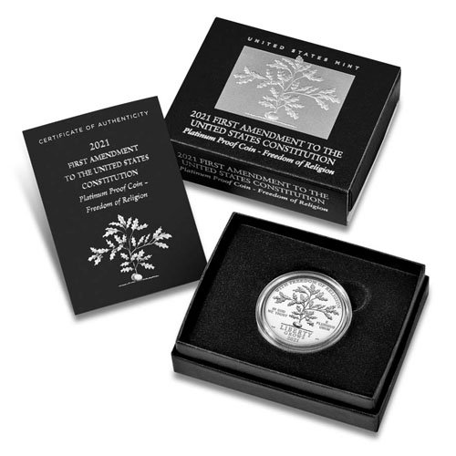 2021-W 1 oz Proof American Platinum Ea