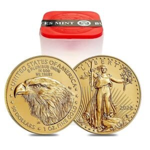 2022 1 oz American Gold Eagle Coin (MintSealed, BU)