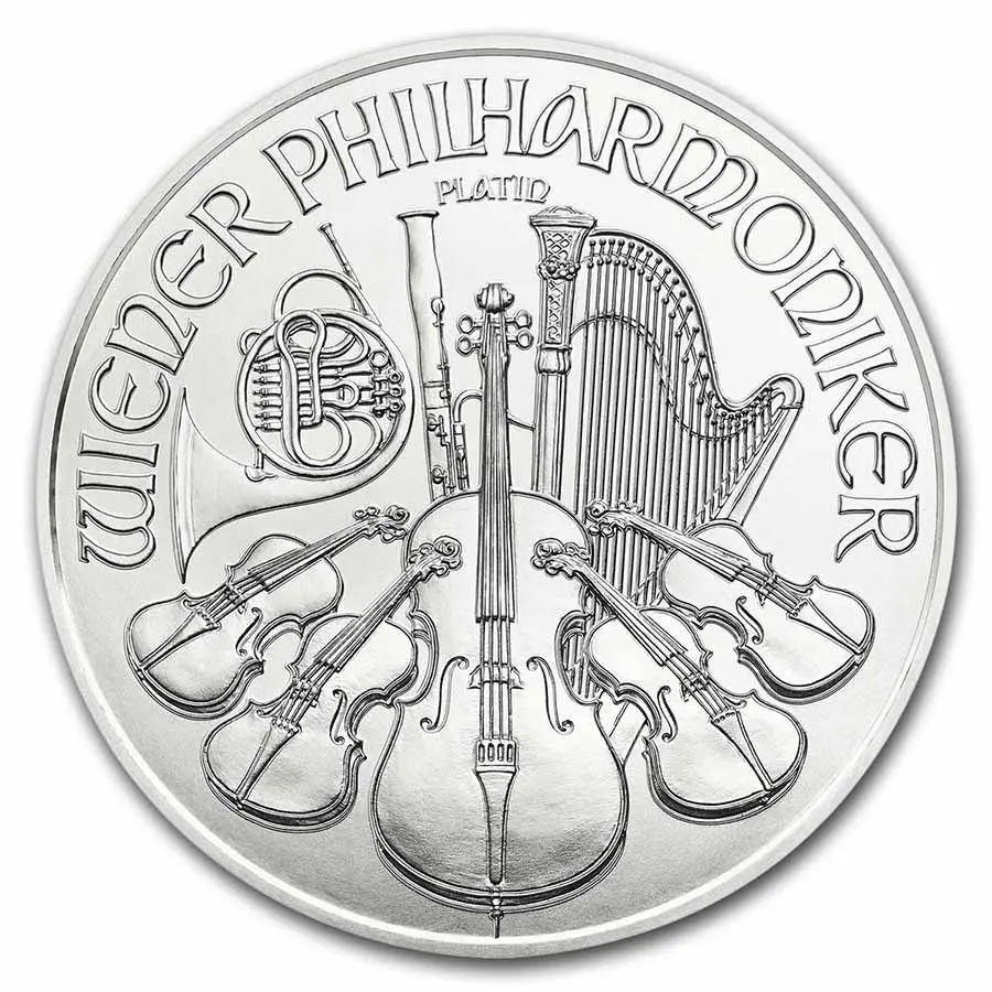 2022 1 oz Austrian Platinum Philharmon