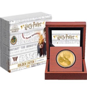 1 oz Proof Niue Gold Harry Potter Clas