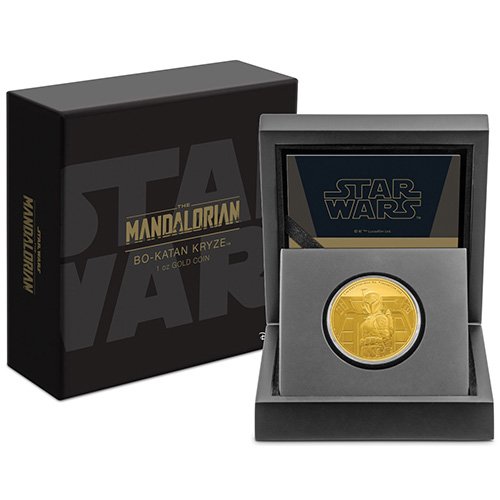 1 oz Proof Niue Gold Mandalorian Bo-Ka