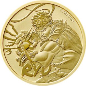 1 oz Tuvalu Gold Street Fighter Ryu Co