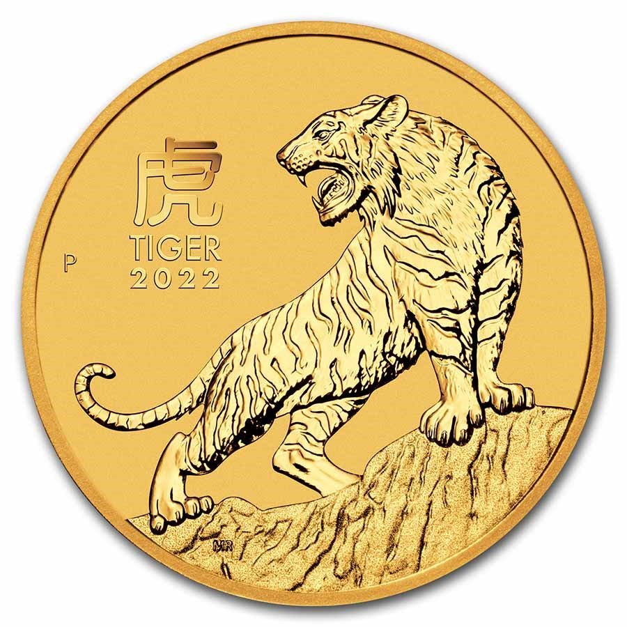 1/2 oz Australian Gold Lunar Tiger Coi