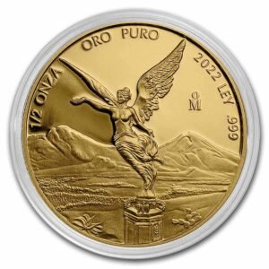 1/2 oz Proof Mexican Gold Libertad Coi