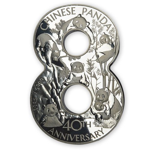 888 Gram Fiji Silver Chinese Panda Luc