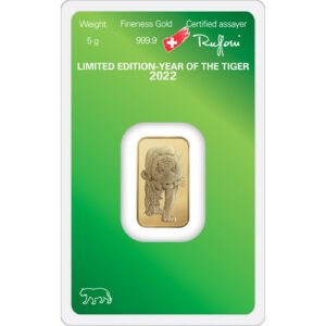 5 Gram Argor Heraeus Lunar Tiger Gold
