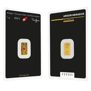 Buy 1 Gram Argor Heraeus Gold Bar