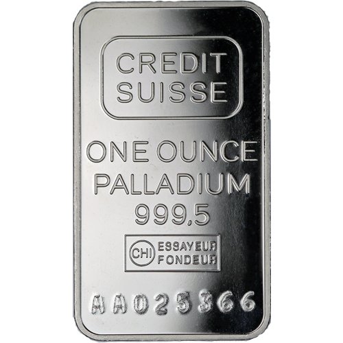 Buy 1 oz Credit Suisse Palladium Bar (4)