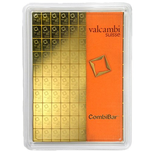 Buy 100 Gram Valcambi Gold CombiBar