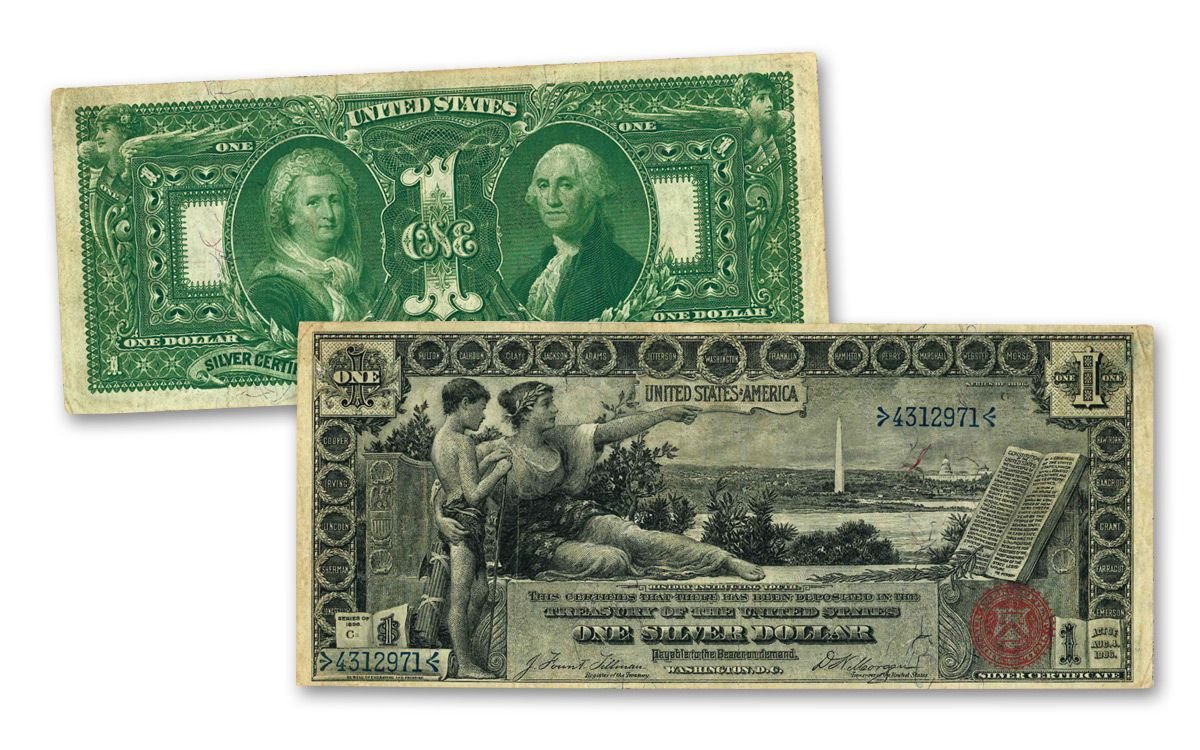 Buy 1896 $1 Silver Certificate Educat